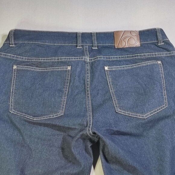 Jockey Person to person jeans women's size 16 ink blue boot cut - Picture 4 of 12